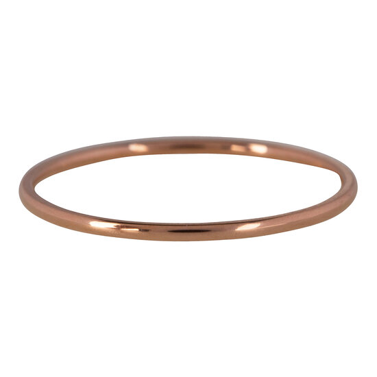Charmin's Ring Rosegoudkleurig Rond Smal 1MM R371