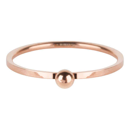 R530 Dot Ring Rose Gold Steel