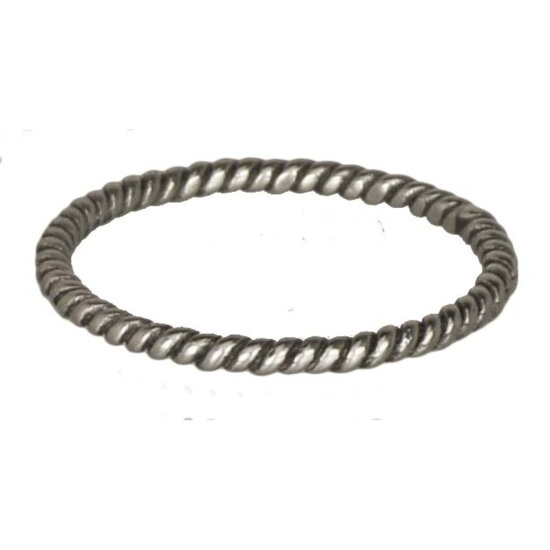 Ring R225 Silver 'Twisted'