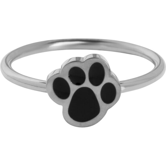 KIDZ Kinderring Dierenpootje Staal KR162 – Van wie is dit Dierenpootje