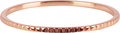 Charmin’s roségoudkleurige stapelring R812 Small Basics Bricks rosé-goldplated staal