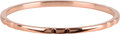 Charmin&#8217;s roségoudkleurige stapelring R810 Small Basics 6 engravings rosé-goldplated staal