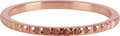 Charmin&#8217;s roségoudkleurige stapelring R814 Half Nefertiti rosé-goldplated staal