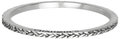 Charmin’s stapelring zilver R224 Silver 'Braided'