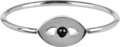 Charmin&#8217;s  stapelring R763 Mistique Eye Shiny Staal