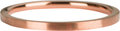 Charmin&#8217;s roségoudkleurige stapelring R818 Clean Cut Mat rosé-goldplated staal