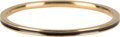 Charmin&#8217;s goudkleurige stapelring R699 Petite goldplated Black Enamel staal