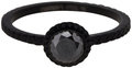 809 Charmin&#8217;s ring steel shiny iconic vintage black
