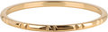 Charmin’s goudkleurige stapelring R781 12 Marks goldplated staal