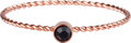 R950 Shine Bright Twisted Rosegold black crystal