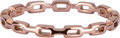 Charmin’s roségoudkleurige stapelring R900 Belcher Chain Rosegoldplated
