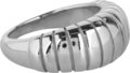 R997 Big Stripy Steel Ring