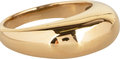 R994 Chunky Smooth Goldplated Steel Ring