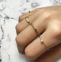 Charmin&#8217;s goudkleurige stapelring R923 Crystal Spring Goudkleurig