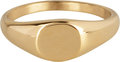 R978 Zegelring petite rond gold