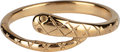 Charmin’s vintage ring R1017 Lucky Snake Goldplated