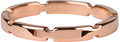 Charmin’s roségoudkleurige stapelring R839 Elegant String Small rosé-goldplated staal