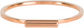 Charmin&#8217;s roségoudkleurige stapelring R522 Tube rosé-goldplated staal