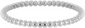 Charmin&#8217;s  stapelring staal R508 Bubbling Shiny Steel