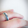 Charmin's R560 Stretch ring Small Natural Stone Turquoise Howliet