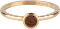 Charmin's ring R1044 Stylish Bright Gold Brown