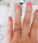 Charmin’s vintage ring R918 Leaves Rosegold