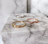 Charmin’s vintage ring R918 Leaves Rosegold