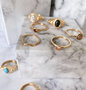 Charmin’s vintage ring R918 Leaves Rosegold