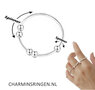 R1063 Classic Anxiety Fidget Ring 5 Balletjes Staal