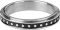 R1070 Turning Anxiety Fidget Ring Loop Staal