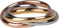 R1067 Rolling Anxiety Fidget Ring Rose-Goud-Staalkleurig