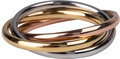 R1067 Rolling Anxiety Fidget Ring Rose-Goud-Staalkleurig
