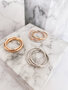 R1067 Rolling Anxiety Fidget Ring Rose-Goud-Staalkleurig