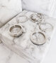 R1067 Rolling Anxiety Fidget Ring Rose-Goud-Staalkleurig