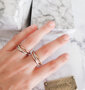 R1066 Rolling Anxiety Fidget Ring Goudkleurig