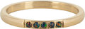 Charmin’s Memoire Ring R1138 5 Steentjes Bruin Opaal Goud