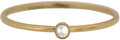 R1074 Birthstone June Pearl Stone Shine Bright 2.0 Goldplated