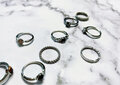 Charmin's Tiny Ring Half Chain Black R1118