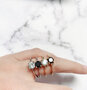 Charmin’s Classic Princess White Ring Goud R1193