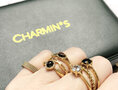 Charmin’s Classic Princess White Ring Staal R1192