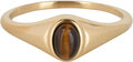 Charmin’s R1079 Zegelring Ovaal Tigereye Steen Gold