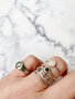 R1011 Curvy Tiny Chain Rosegoldplated Steel