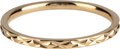 Charmin’s goudkleurige stapelring R305 Cross goldplated staal