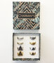 Charmin&#8217;s goudkleurige zegelring R772 Big Eye Triangle goldplated staal