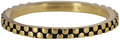 Charmin’s goudkleurige stapelring R452 Pointy goldplated staal
