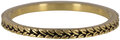 Charmin&#8217;s goudkleurige stapelring R448 Braids goldplated staal