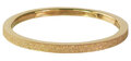 Charmin&#8217;s goudkleurige stapelring R341 Sanded goldplated staal