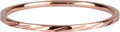 Charmin’s basisring R892 Dwars Gestreept Rosegoldplated