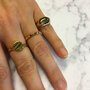 Charmin&#8217;s goudkleurige stapelring R686 Musthave 2.0 goldplated staal