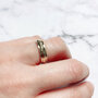 Charmin's Shiny Anxiety Fidget Ring Shiny Staal R1150